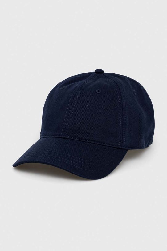 Памучна шапка с козирка Lacoste