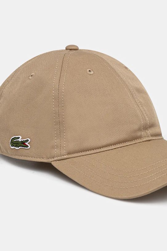 Аксессуары Хлопковая кепка Lacoste RK0440 бежевый