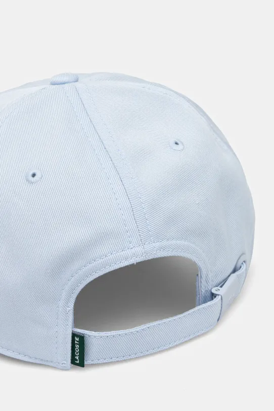 Lacoste șapcă de baseball din bumbac RK0491 albastru SS25