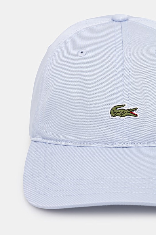 Lacoste baseball cap bawełniany RK0491 niebieski SS26