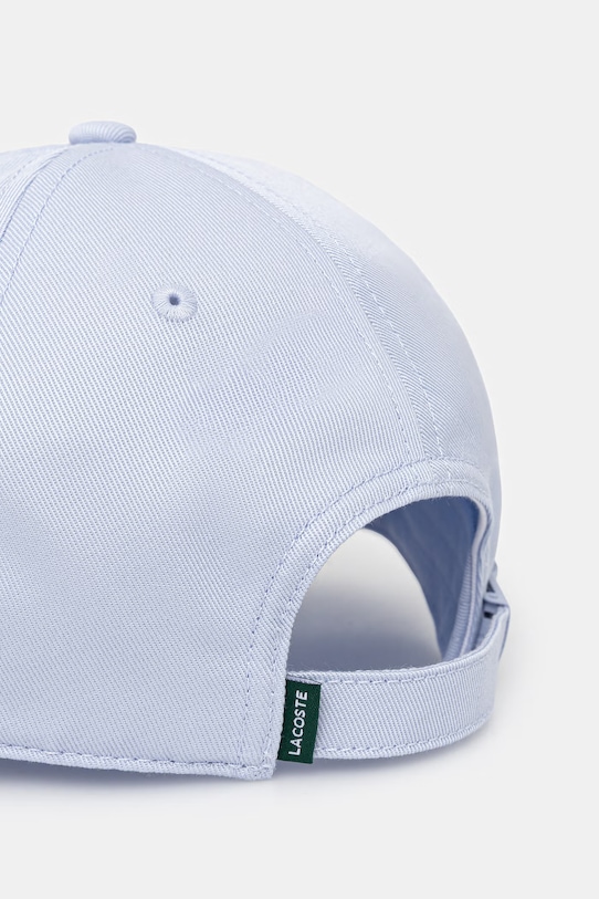 Akcesoria Lacoste baseball cap bawełniany RK0491 niebieski