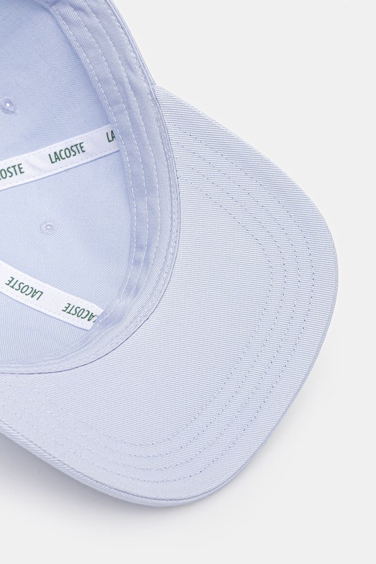 Lacoste baseball cap bawełniany niebieski RK0491