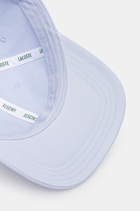 Lacoste baseball cap bawełniany niebieski RK0491