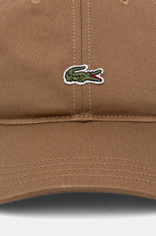 Accesorii Lacoste șapcă de baseball din bumbac RK0491 maro