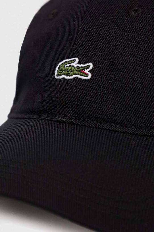 Accessori Lacoste berretto da baseball in cotone RK0491 nero