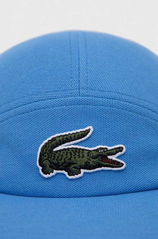 Lacoste czapka z daszkiem bawełniana RK6843 niebieski SS23
