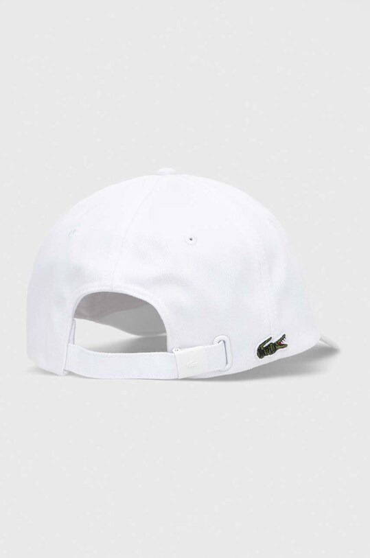 Akcesoria Lacoste czapka bawełniana x Netflix RK7743 biały