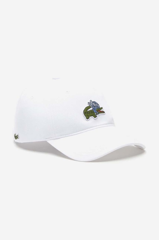 Lacoste berretto in cotone x Netflix cotone bianco RK7743