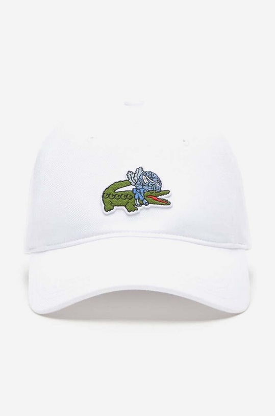 Accessori Lacoste berretto in cotone x Netflix RK7743 bianco