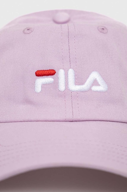 Fila czapka z daszkiem bawełniana Bangil FCU0070 różowy SS24