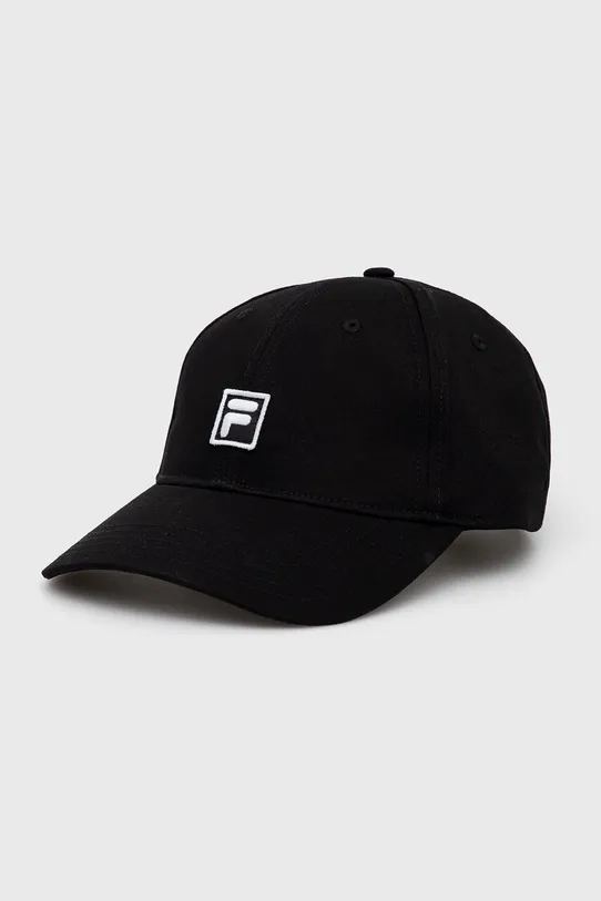 Fila șapcă de baseball din bumbac bumbac negru FCU0071