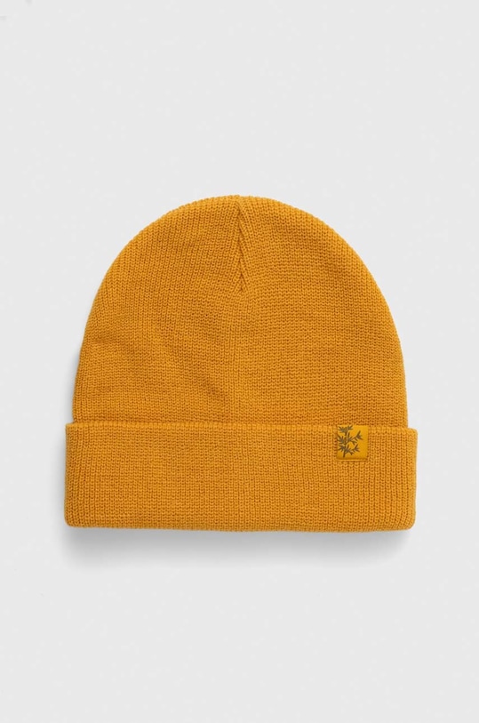 Viking czapka Pinon Pinon z domieszką wełny żółty 210.25.3370