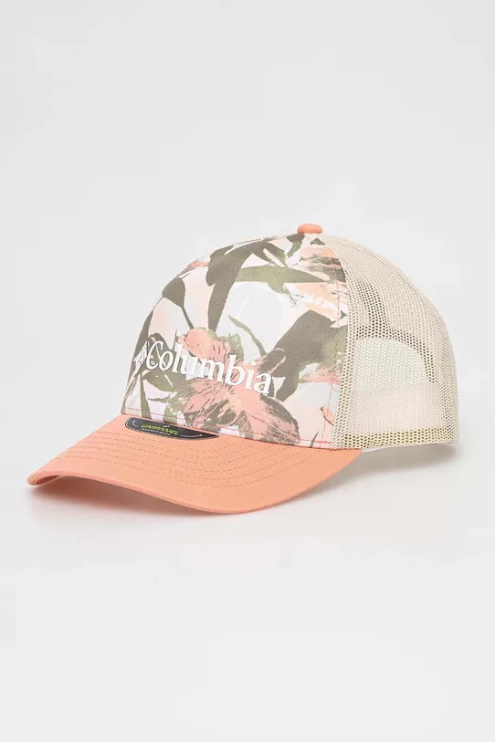 Columbia baseball cap all-over print orange 1934421.SS23