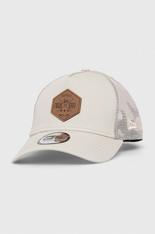 New Era czapka z daszkiem aplikacja beżowy 12523899.STN