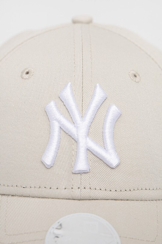 New Era czapka z daszkiem bawełniana 60292635.STNWHI beżowy SS23