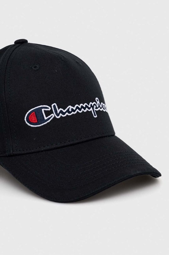 Champion czapka z daszkiem bawełniana 800712 czarny SS23