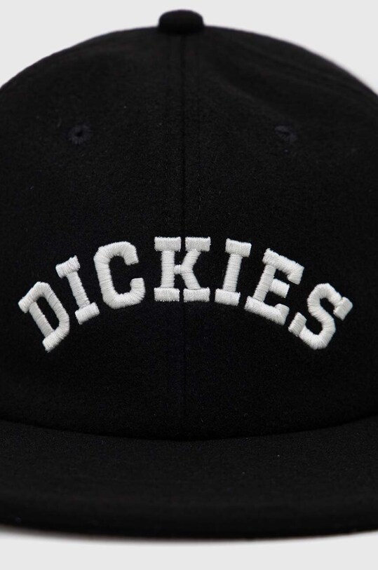 Dickies czapka z daszkiem z domieszką wełny DK0A4YFZBLK1 czarny SS23