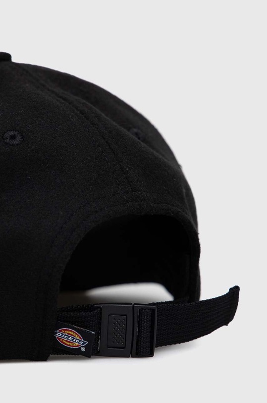 Akcesoria Dickies czapka z daszkiem z domieszką wełny DK0A4YFZBLK1 czarny
