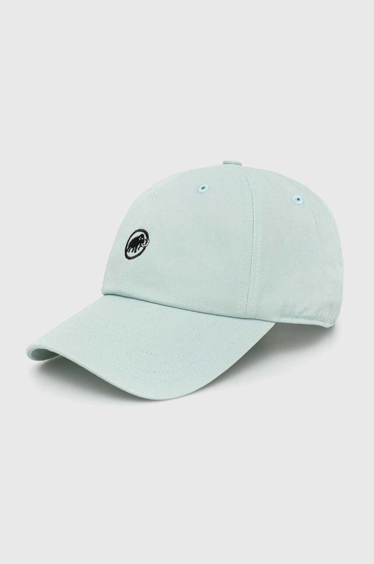 Mammut czapka z daszkiem bawełna turkusowy 1191.00051