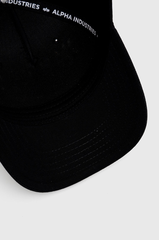 Pamučna kapa Alpha Industries crna 126912.03