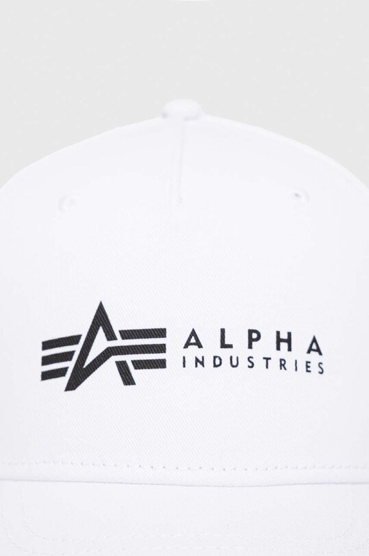 Бавовняна кепка Alpha Industries 126912.09 білий SS23