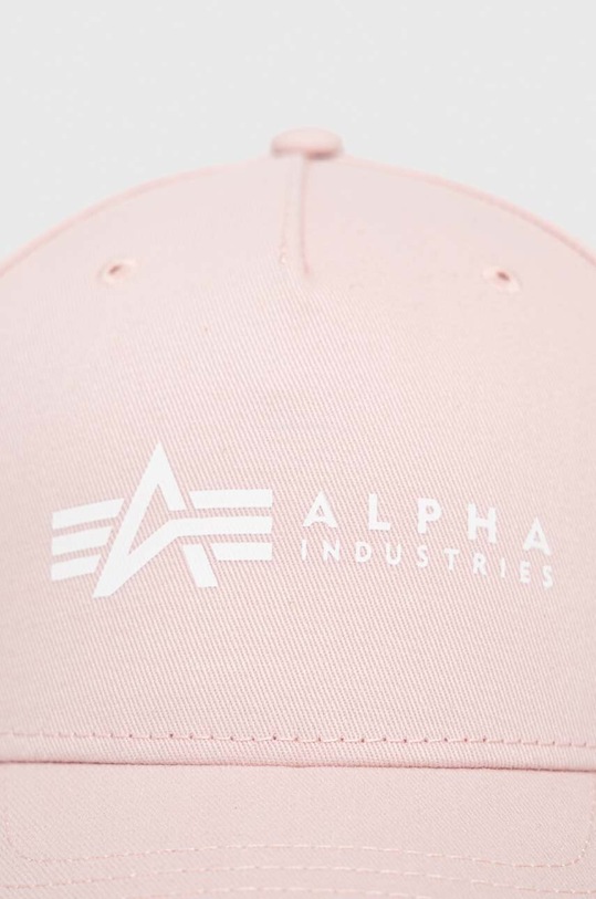 Alpha Industries czapka bawełniana 126912.640 różowy SS23
