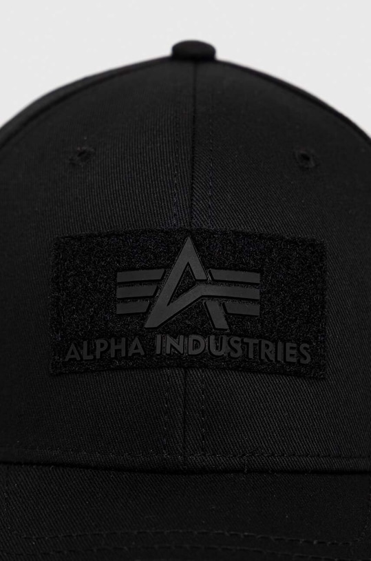 Alpha Industries căciulă din bumbac 168903.03 negru SS23