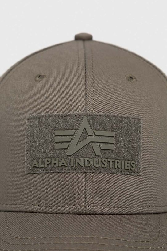 Akcesoria Alpha Industries czapka bawełniana 168903.257 zielony