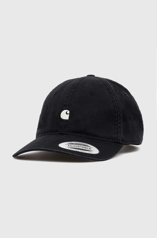 Памучна шапка с козирка Carhartt WIP Madison Logo Cap щампа черен I023750