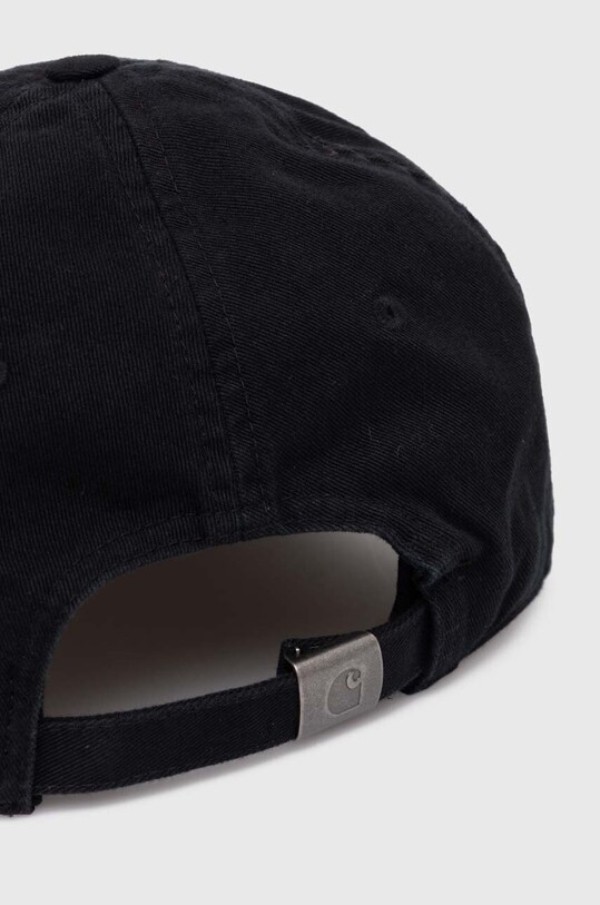 Бавовняна бейсболка Carhartt WIP Madison Logo Cap I023750 чорний SS23