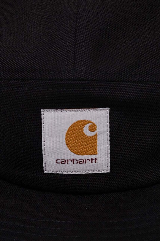 Carhartt WIP czapka z daszkiem bawełniana Backley Cap I016607 czarny SS23