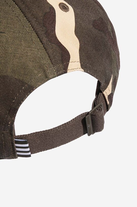 adidas Originals czapka z daszkiem bawełniana Camo Baseball Cap zielony H46980