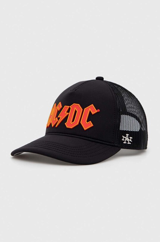 Kapa s šiltom American Needle ACDC Našitek črna SMU706A.ACDC