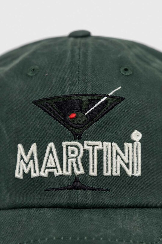 Βαμβακερό καπέλο του μπέιζμπολ American Needle Martini SMU714A.MARTINI πράσινο SS23