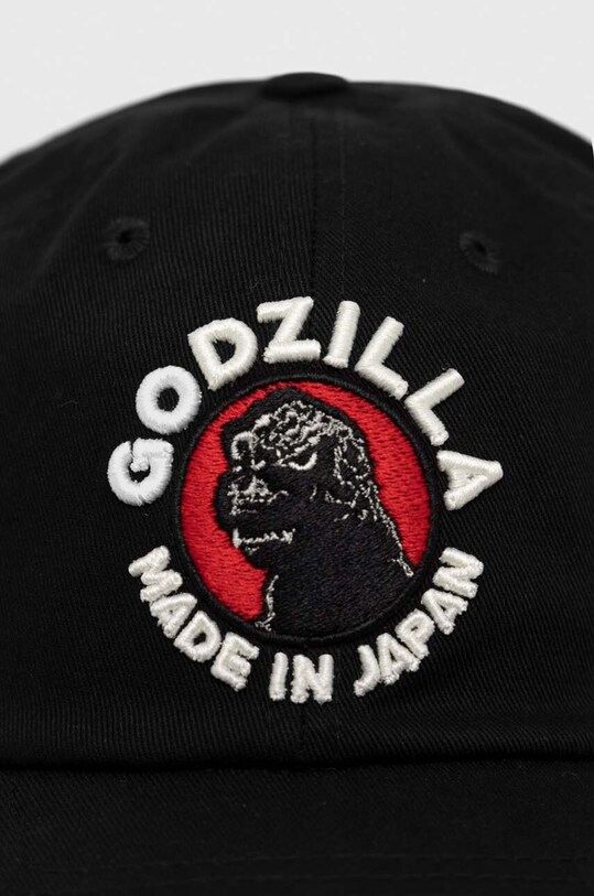 Бавовняна бейсболка American Needle Godzilla SMU674A.GODZILLABLK чорний SS23