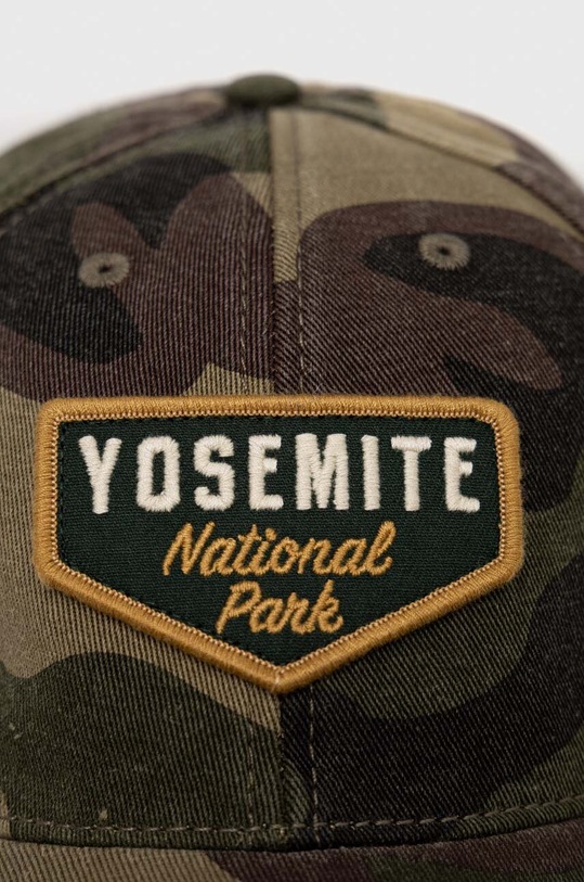 American Needle berretto da baseball in cotone Yosemite National Park SMU720A.YONP verde SS23