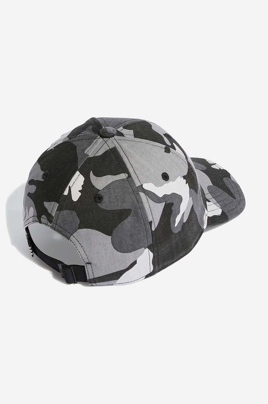 Хлопковая кепка adidas Originals Camo Baseball Cap IB9195 серый SS23