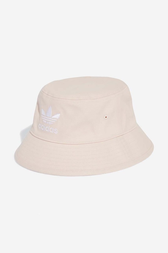 Pamučni šešir adidas Originals Adicolor Trefoil Bucket Hat pamuk roza IB9997