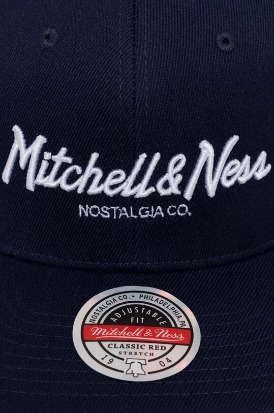 Кепка з домішкою вовни Mitchell&Ness HHSSINTL103.MNNYYPPP темно-синій AW23