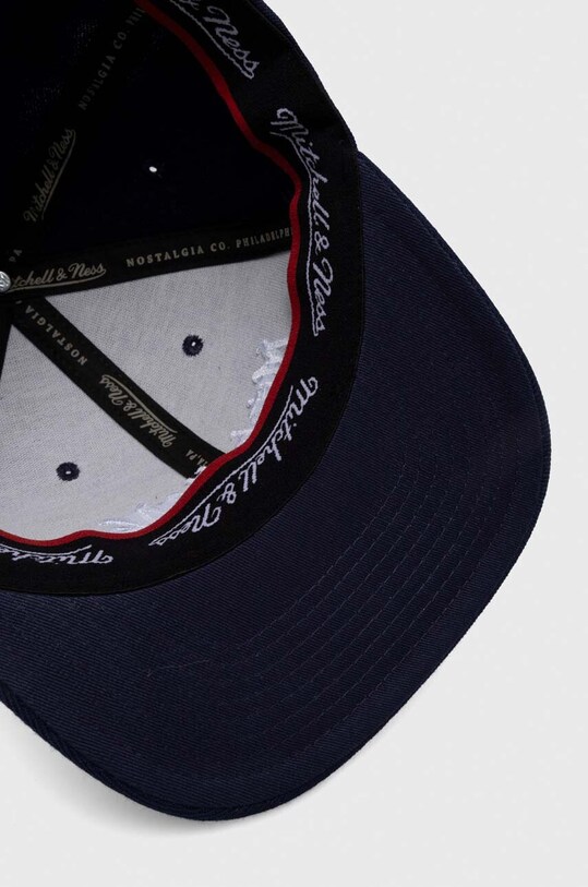 Кепка з домішкою вовни Mitchell&Ness темно-синій HHSSINTL103.MNNYYPPP
