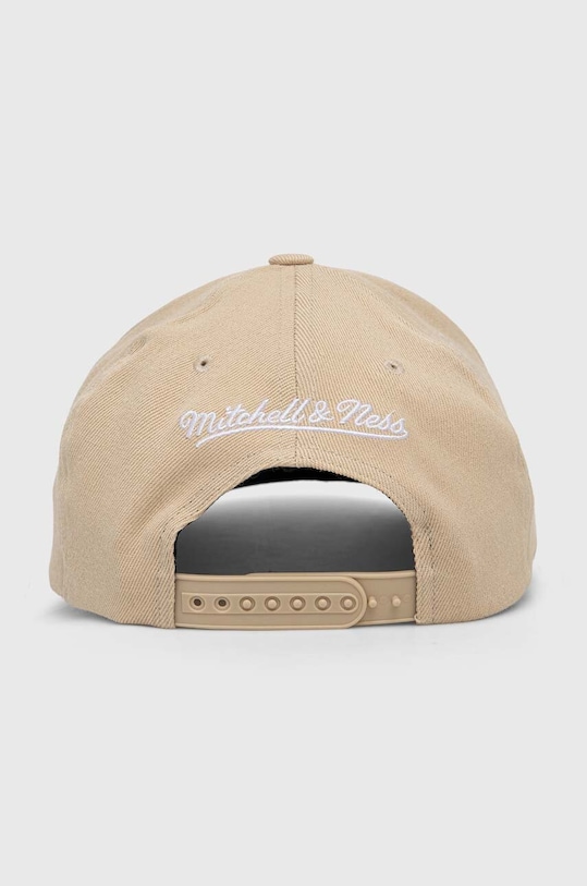 Akcesoria Mitchell&Ness czapka z daszkiem z domieszką wełny HHSSINTL103.MNNYYPPP beżowy