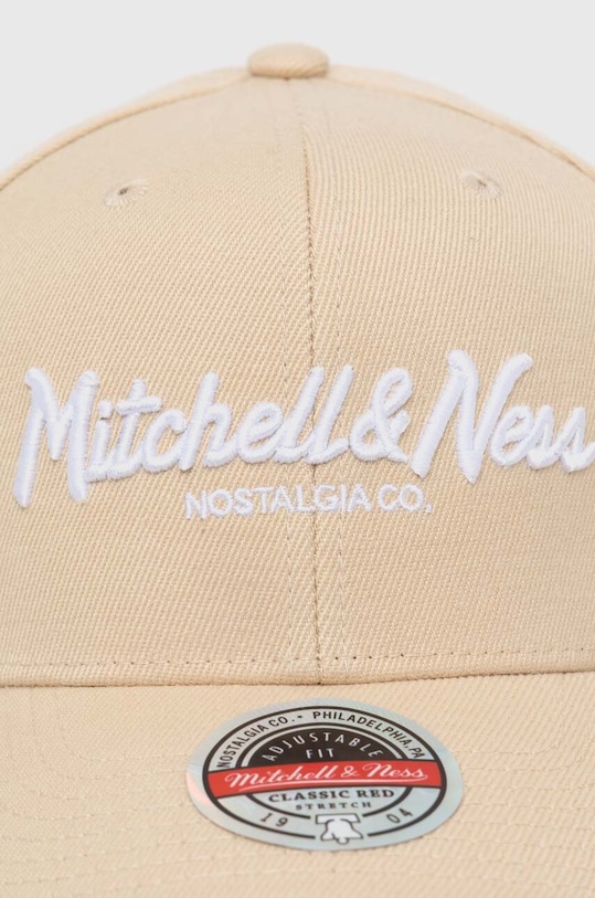 Mitchell&Ness czapka z daszkiem z domieszką wełny HHSSINTL103.MNNYYPPP beżowy AW23