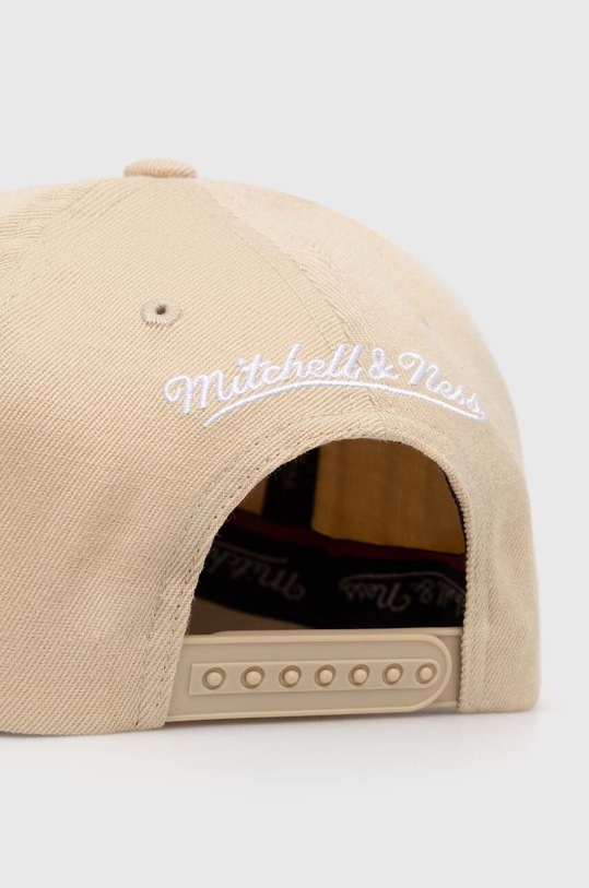 Akcesoria Mitchell&Ness czapka z daszkiem z domieszką wełny HHSSINTL103.MNNYYPPP beżowy