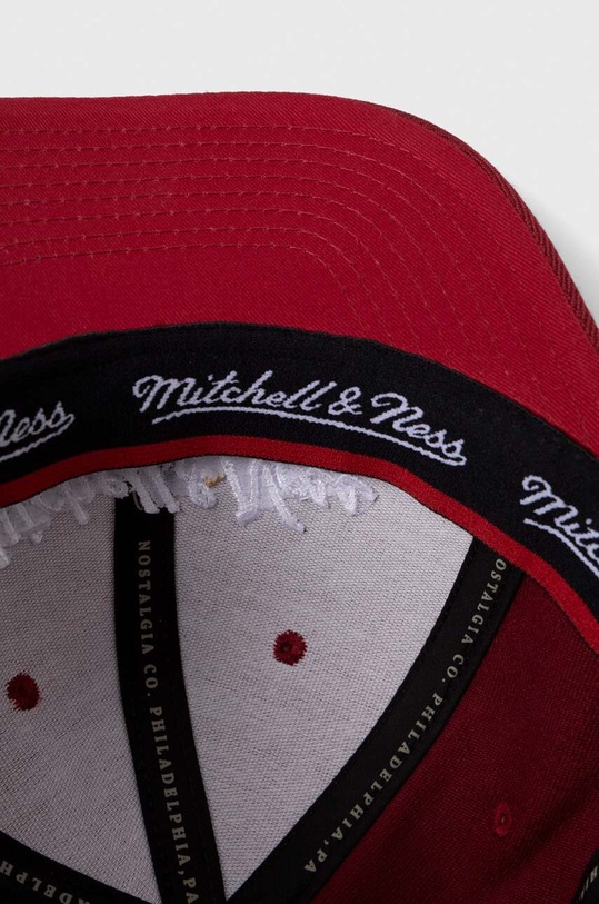 Кепка из смесовой шерсти Mitchell&Ness бордо HHSSINTL103.MNNYYPPP