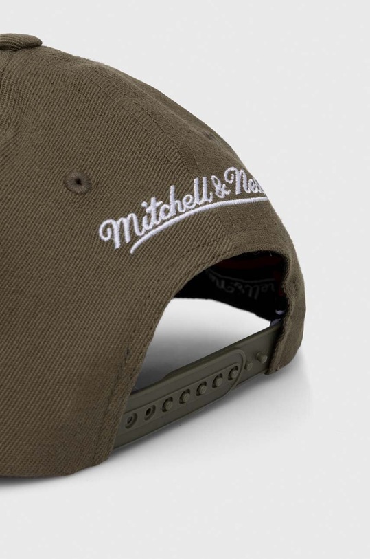 Akcesoria Mitchell&Ness czapka z daszkiem z domieszką wełny HHSSINTL103.MNNYYPPP zielony