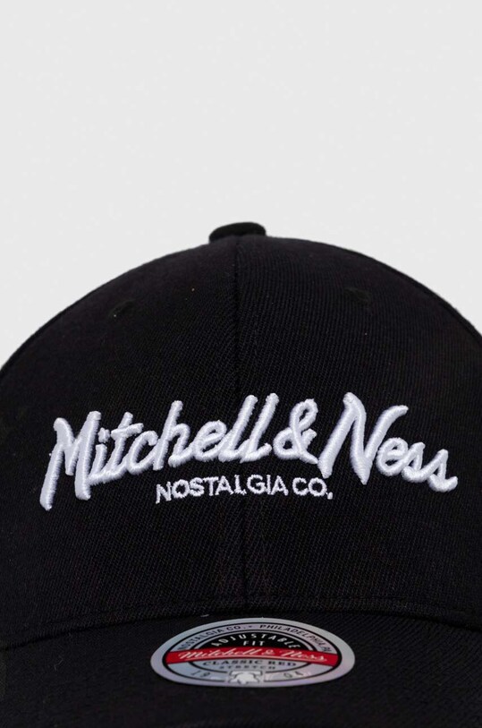 Кепка з домішкою вовни Mitchell&Ness HHSSINTL103.MNNYYPPP чорний AW23