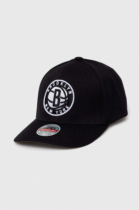 Mitchell&Ness sapka gyapjúkeverékből Brooklyn Nets aplikációval fekete HHSS3257.BNEYYPPPBLC