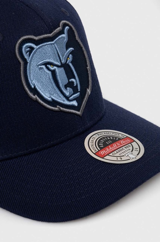 Mitchell&Ness czapka z daszkiem z domieszką wełny Memphis Grizzlies HHSS3257.MGRYYPPPBLU granatowy SS23