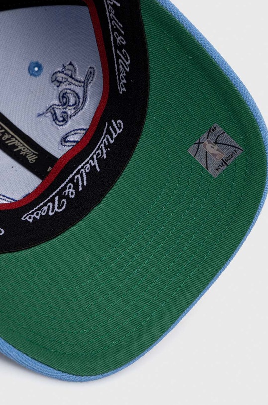 Кепка з домішкою вовни Mitchell&Ness Los Angeles Lakers блакитний HHSS3260.LALYYPPPBLU