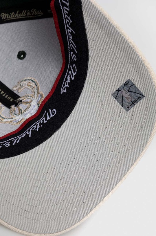 Mitchell&Ness czapka z daszkiem z domieszką wełny Milwaukee Bucks zielony HHSS3265.MBUYYPPPGNT